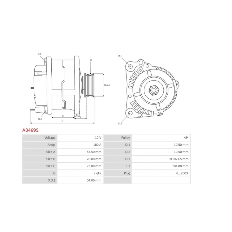 Alternator **/ FG18S011