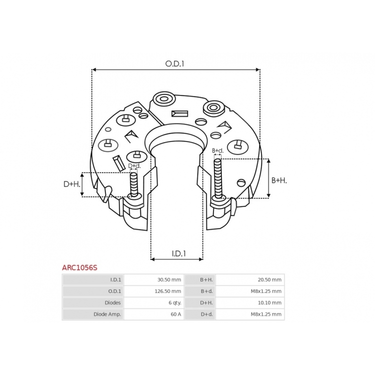 Prostowniki alternatora / ARC1056S